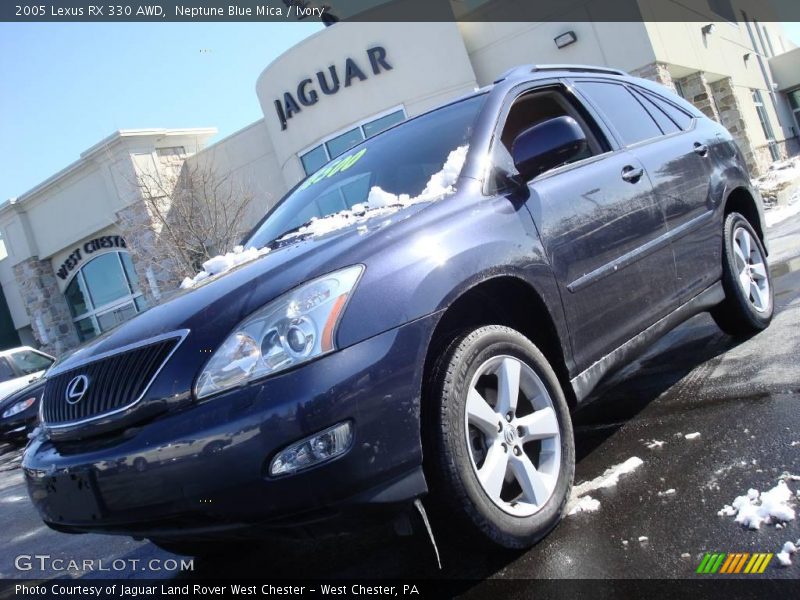 Neptune Blue Mica / Ivory 2005 Lexus RX 330 AWD