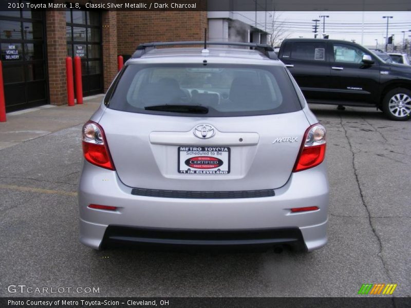 Classic Silver Metallic / Dark Charcoal 2010 Toyota Matrix 1.8