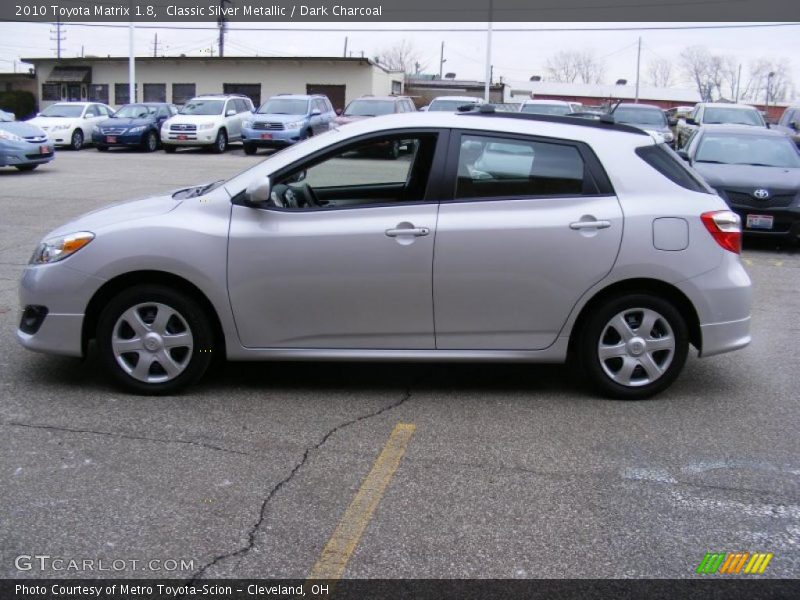Classic Silver Metallic / Dark Charcoal 2010 Toyota Matrix 1.8