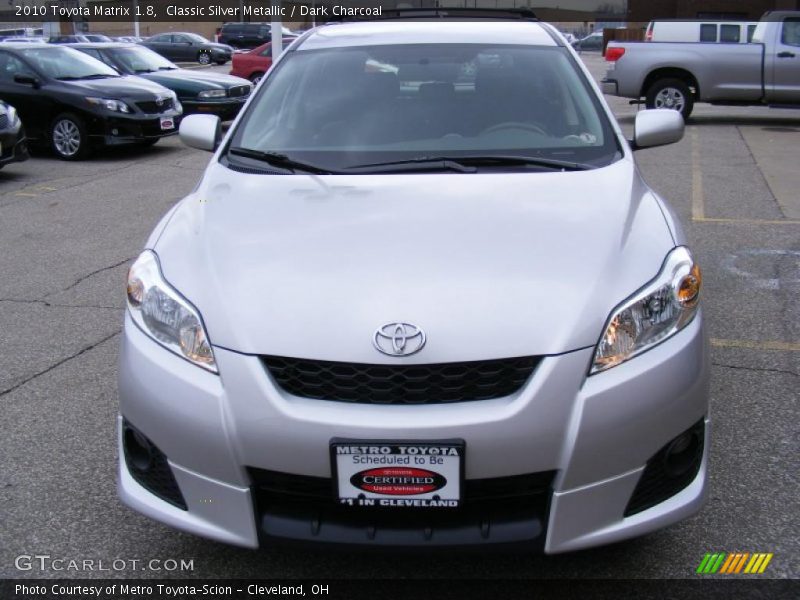 Classic Silver Metallic / Dark Charcoal 2010 Toyota Matrix 1.8