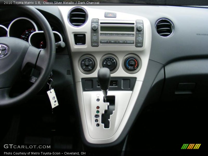 Classic Silver Metallic / Dark Charcoal 2010 Toyota Matrix 1.8