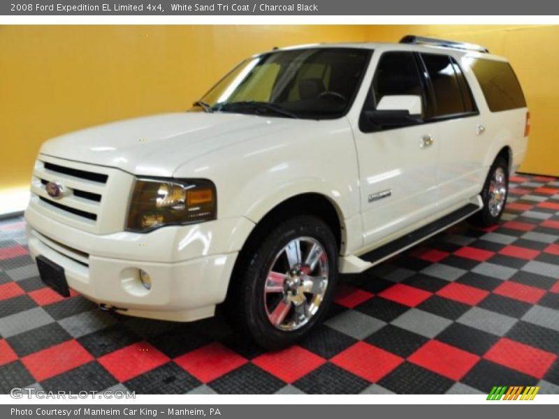 White Sand Tri Coat / Charcoal Black 2008 Ford Expedition EL Limited 4x4