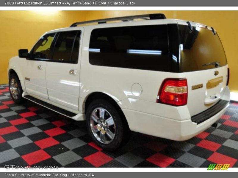 White Sand Tri Coat / Charcoal Black 2008 Ford Expedition EL Limited 4x4