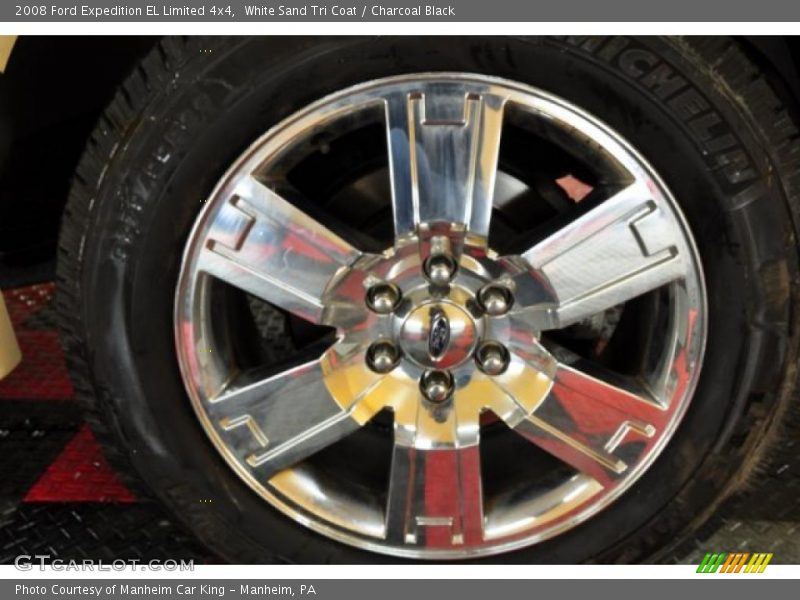 White Sand Tri Coat / Charcoal Black 2008 Ford Expedition EL Limited 4x4