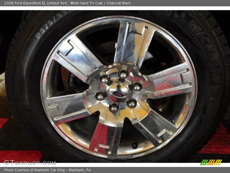 White Sand Tri Coat / Charcoal Black 2008 Ford Expedition EL Limited 4x4