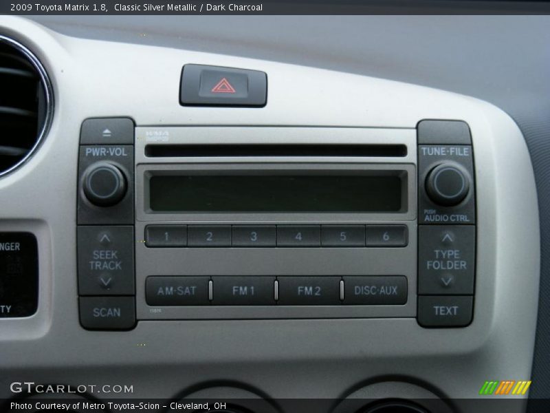 Classic Silver Metallic / Dark Charcoal 2009 Toyota Matrix 1.8