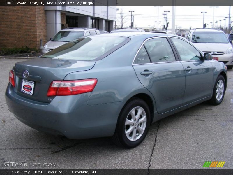 Aloe Green Metallic / Bisque 2009 Toyota Camry LE