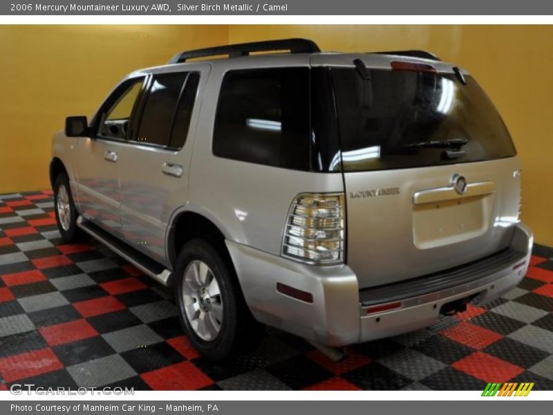 Silver Birch Metallic / Camel 2006 Mercury Mountaineer Luxury AWD