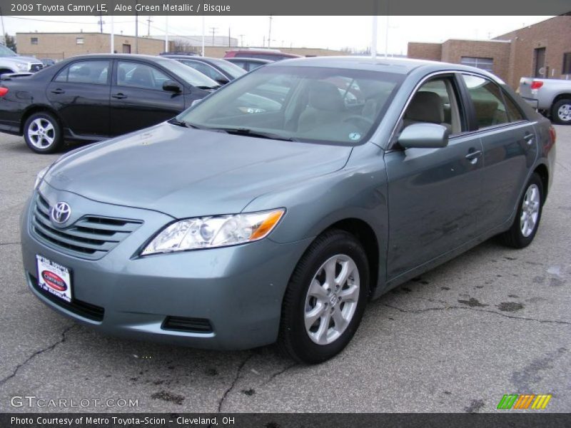 Aloe Green Metallic / Bisque 2009 Toyota Camry LE