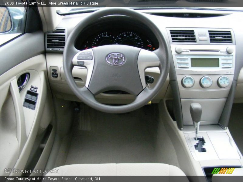 Aloe Green Metallic / Bisque 2009 Toyota Camry LE