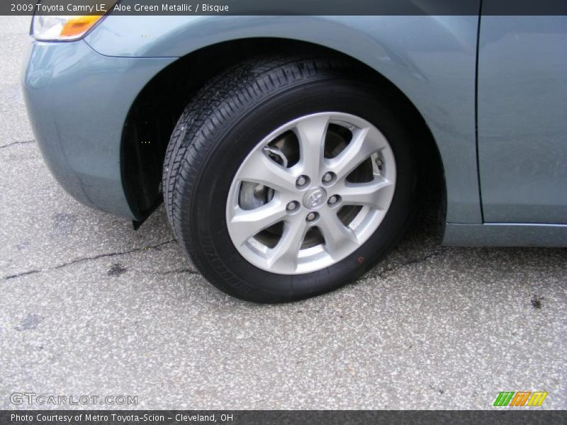 Aloe Green Metallic / Bisque 2009 Toyota Camry LE