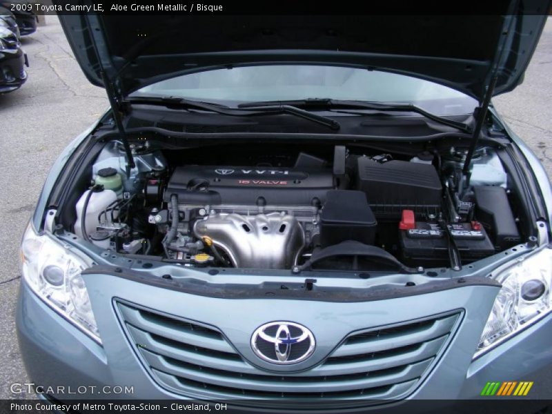 Aloe Green Metallic / Bisque 2009 Toyota Camry LE