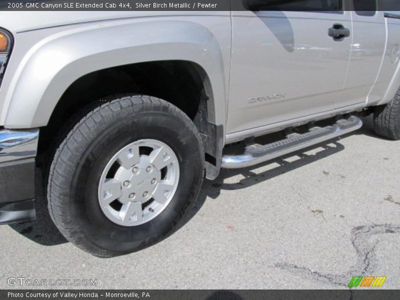 Silver Birch Metallic / Pewter 2005 GMC Canyon SLE Extended Cab 4x4