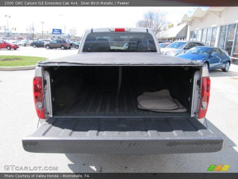 Silver Birch Metallic / Pewter 2005 GMC Canyon SLE Extended Cab 4x4