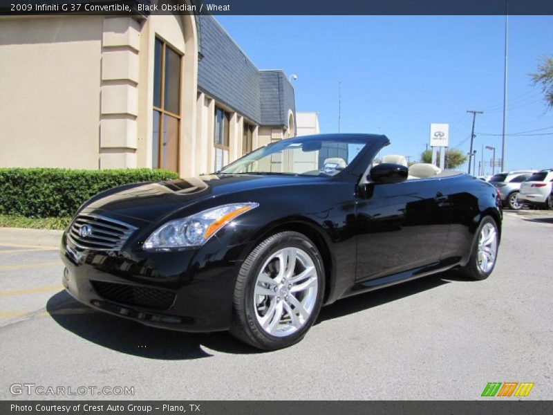 Front 3/4 View of 2009 G 37 Convertible