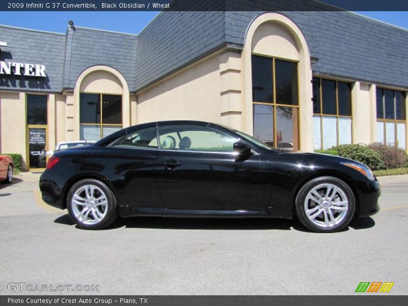 Black Obsidian / Wheat 2009 Infiniti G 37 Convertible