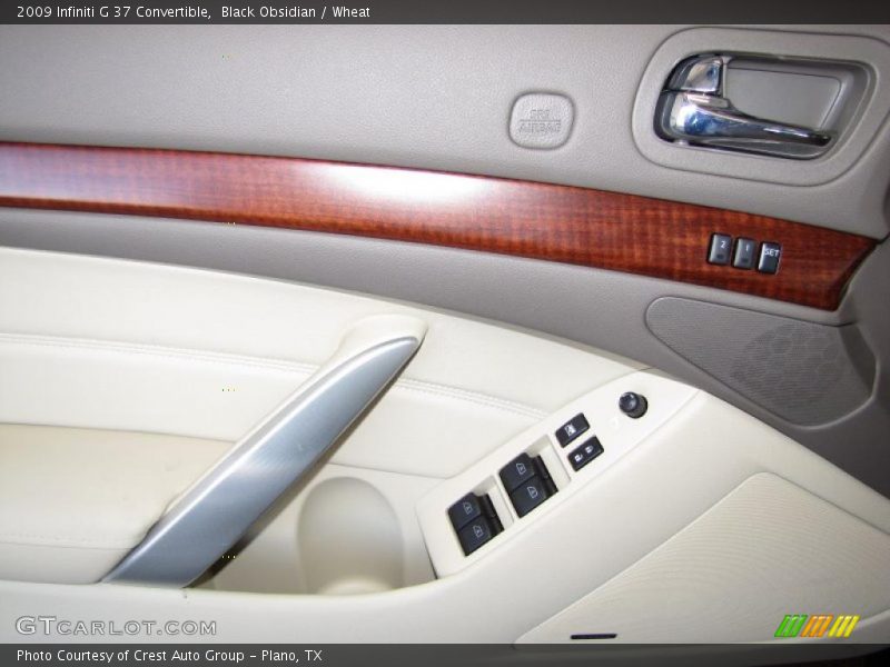 Black Obsidian / Wheat 2009 Infiniti G 37 Convertible