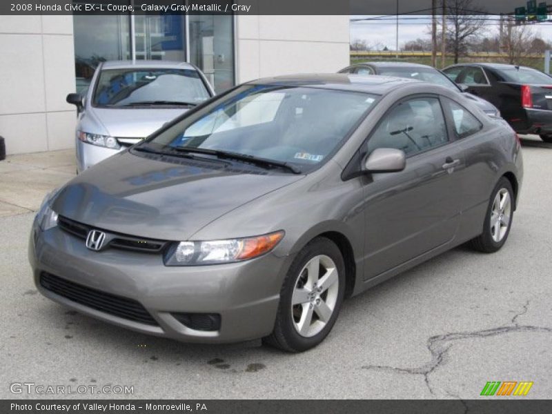 Front 3/4 View of 2008 Civic EX-L Coupe