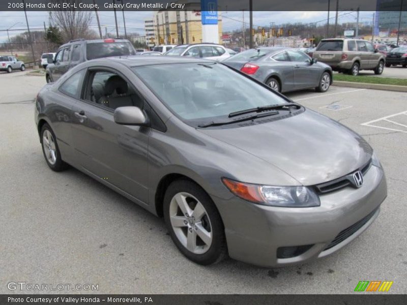 Front 3/4 View of 2008 Civic EX-L Coupe