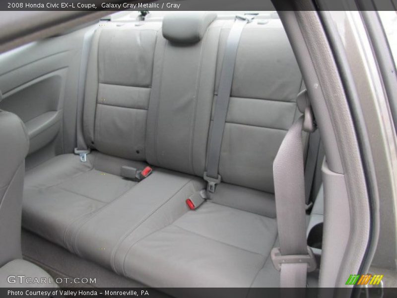 2008 Civic EX-L Coupe Gray Interior