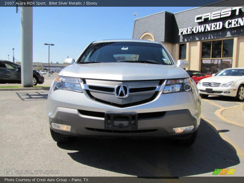 Billet Silver Metallic / Ebony 2007 Acura MDX Sport