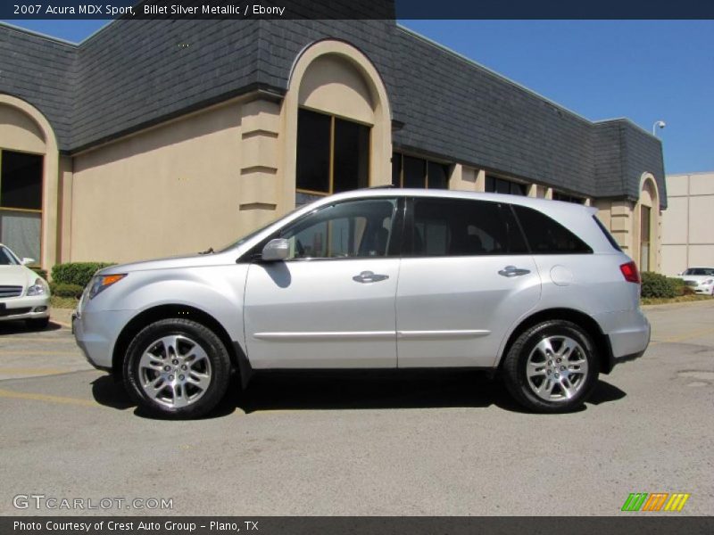 Billet Silver Metallic / Ebony 2007 Acura MDX Sport