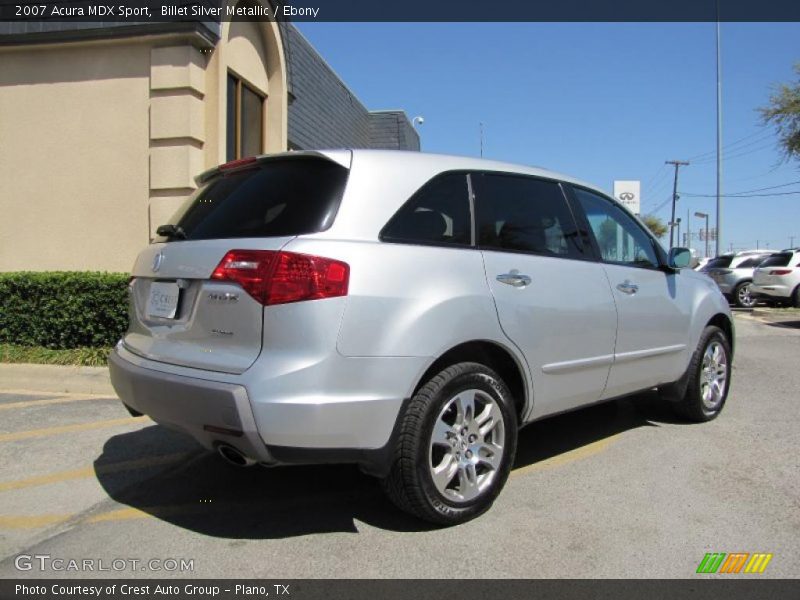 Billet Silver Metallic / Ebony 2007 Acura MDX Sport