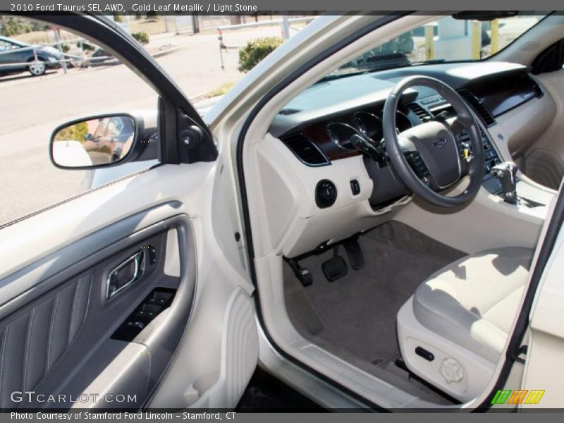 Gold Leaf Metallic / Light Stone 2010 Ford Taurus SEL AWD