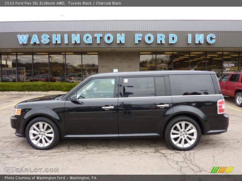 Tuxedo Black / Charcoal Black 2010 Ford Flex SEL EcoBoost AWD