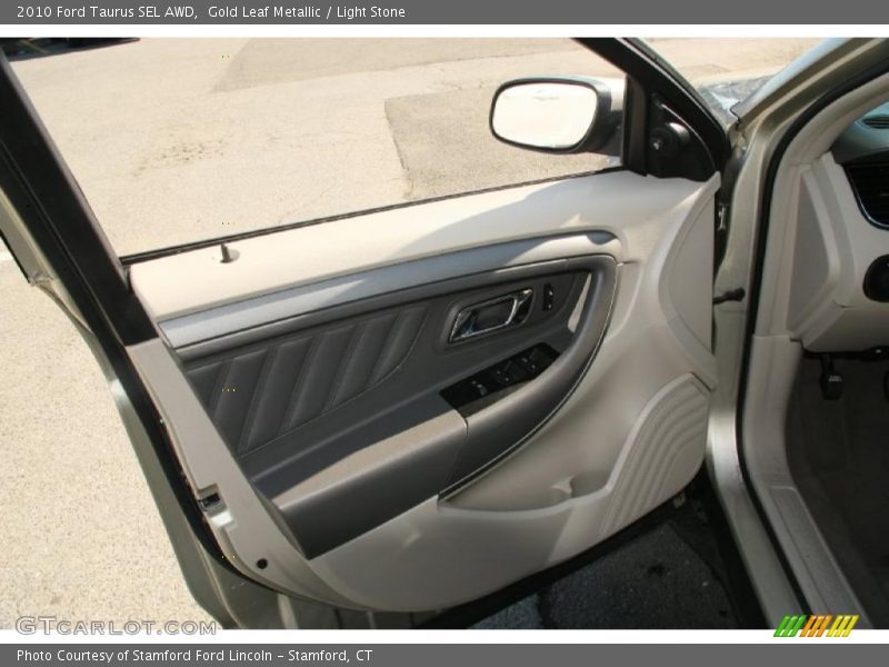 Gold Leaf Metallic / Light Stone 2010 Ford Taurus SEL AWD
