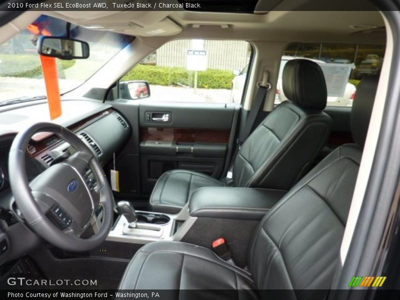  2010 Flex SEL EcoBoost AWD Charcoal Black Interior