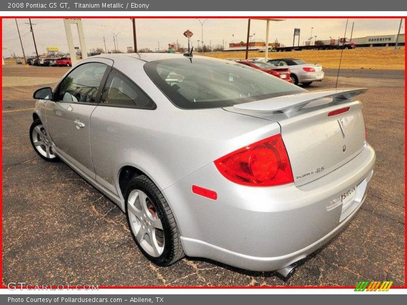 Titanium Metallic / Ebony 2008 Pontiac G5 GT