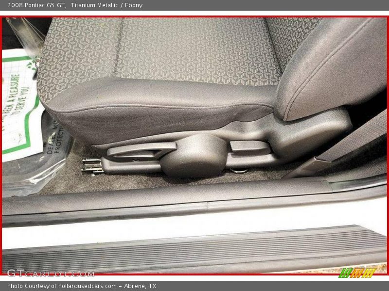 Titanium Metallic / Ebony 2008 Pontiac G5 GT