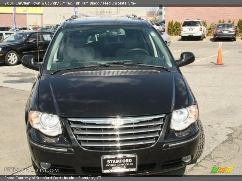 Brilliant Black / Medium Slate Gray 2006 Chrysler Town & Country Limited