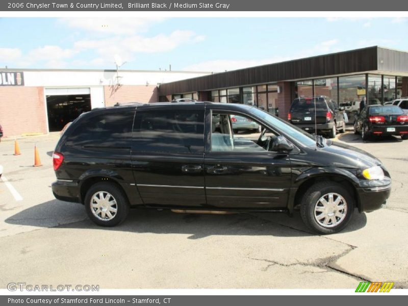 Brilliant Black / Medium Slate Gray 2006 Chrysler Town & Country Limited