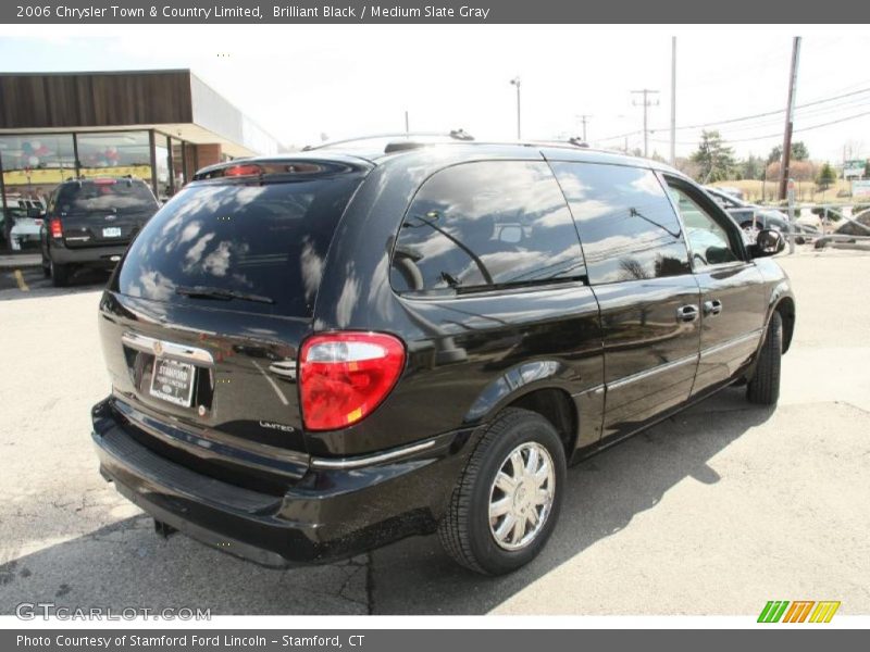 Brilliant Black / Medium Slate Gray 2006 Chrysler Town & Country Limited