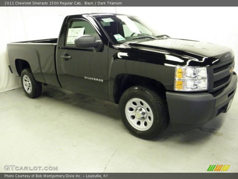 Black / Dark Titanium 2011 Chevrolet Silverado 1500 Regular Cab