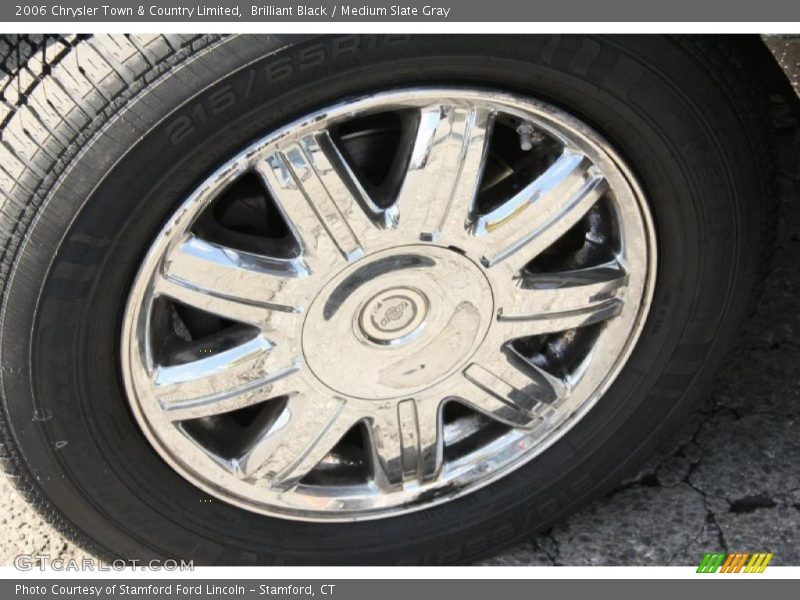 Brilliant Black / Medium Slate Gray 2006 Chrysler Town & Country Limited