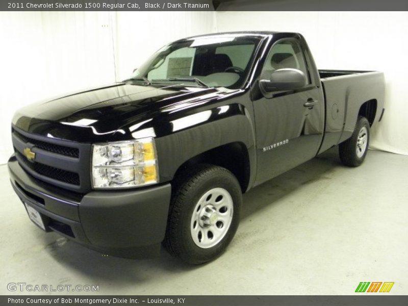 Black / Dark Titanium 2011 Chevrolet Silverado 1500 Regular Cab