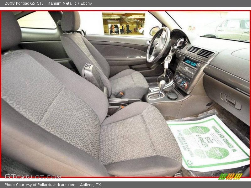 Titanium Metallic / Ebony 2008 Pontiac G5 GT