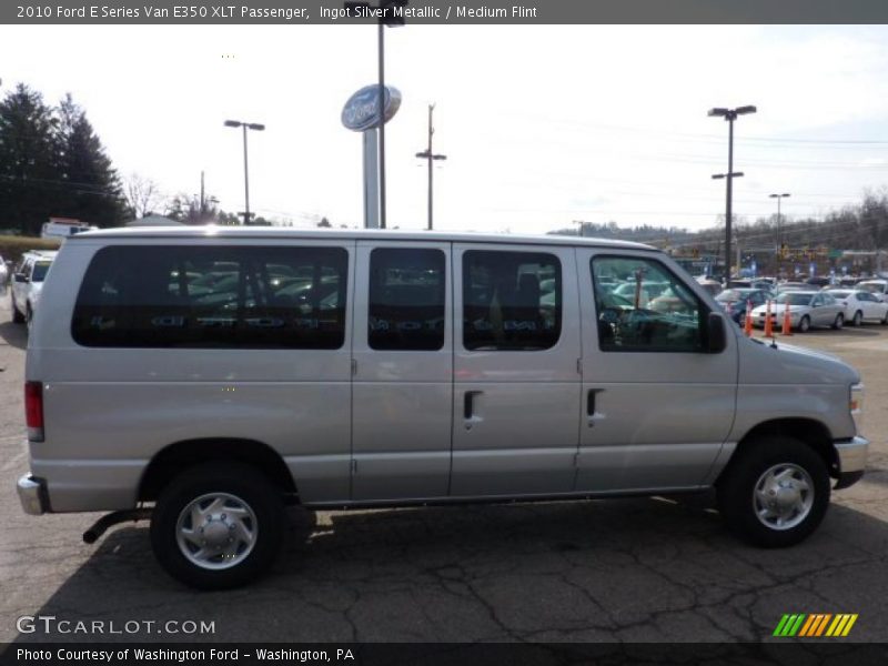 Ingot Silver Metallic / Medium Flint 2010 Ford E Series Van E350 XLT Passenger
