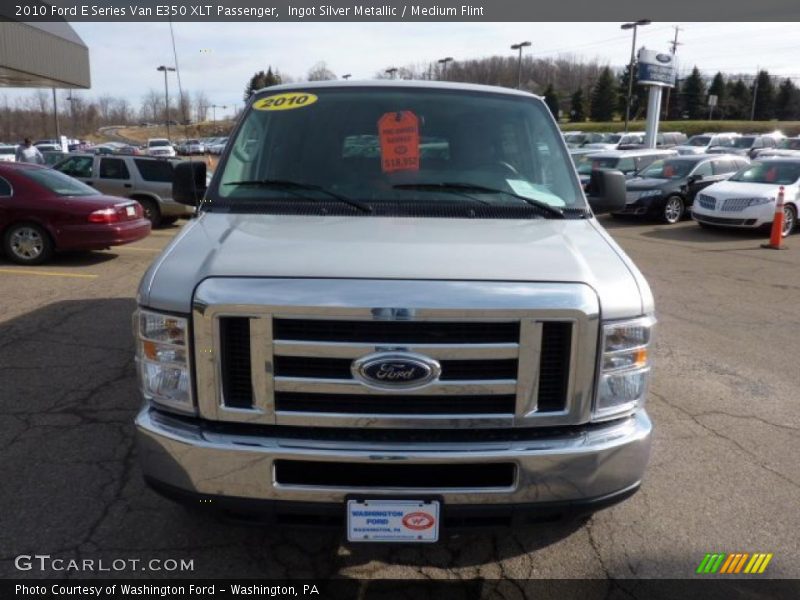 Ingot Silver Metallic / Medium Flint 2010 Ford E Series Van E350 XLT Passenger