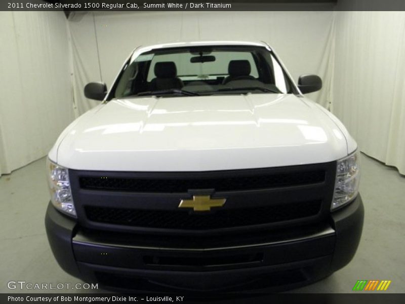 Summit White / Dark Titanium 2011 Chevrolet Silverado 1500 Regular Cab