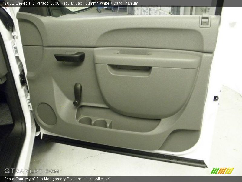Summit White / Dark Titanium 2011 Chevrolet Silverado 1500 Regular Cab