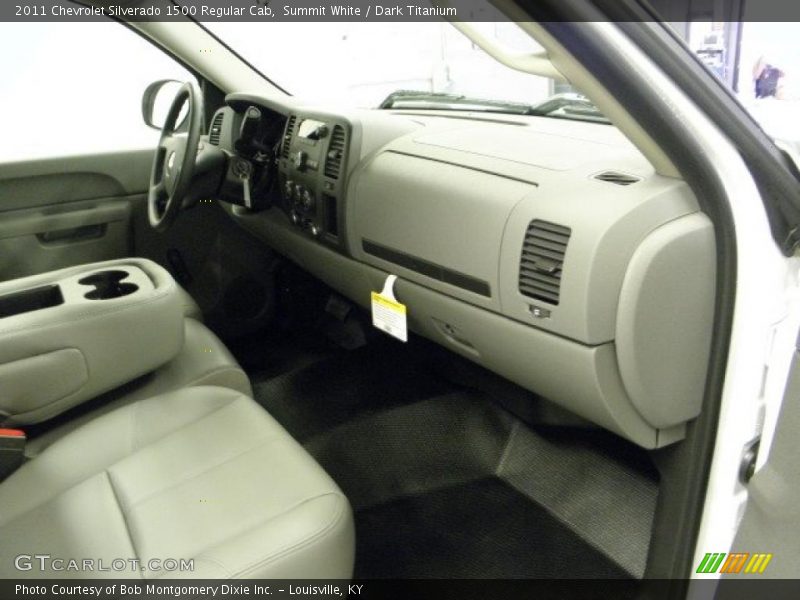 Summit White / Dark Titanium 2011 Chevrolet Silverado 1500 Regular Cab