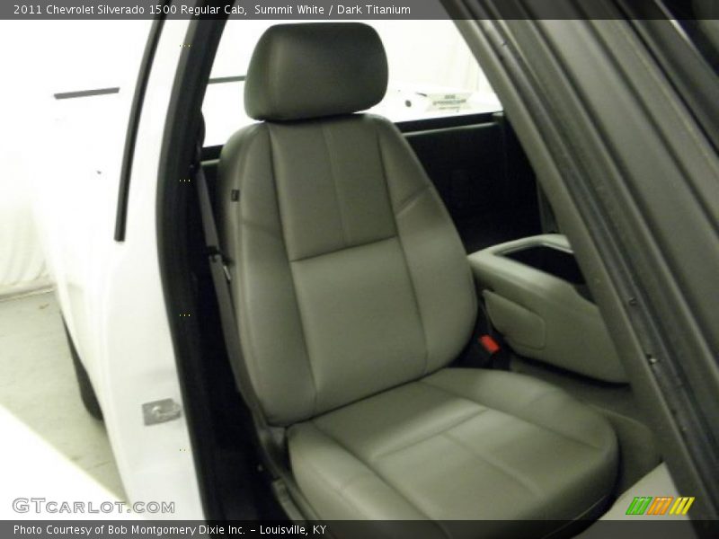 Summit White / Dark Titanium 2011 Chevrolet Silverado 1500 Regular Cab