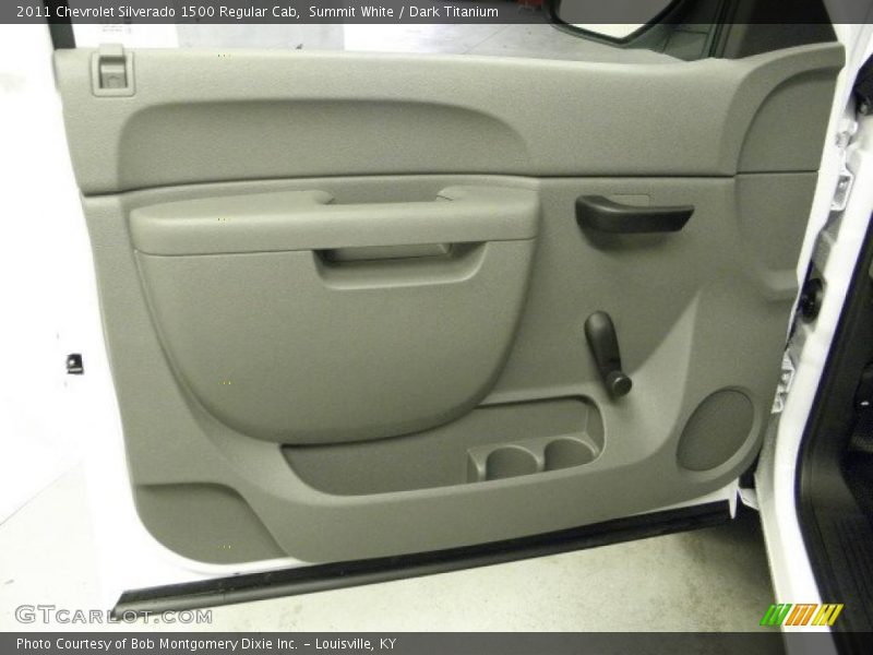 Summit White / Dark Titanium 2011 Chevrolet Silverado 1500 Regular Cab