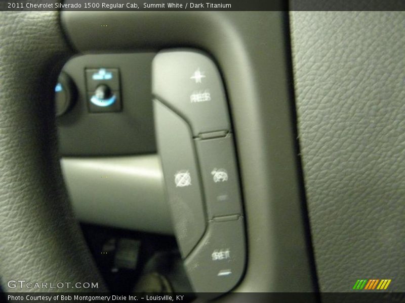 Summit White / Dark Titanium 2011 Chevrolet Silverado 1500 Regular Cab