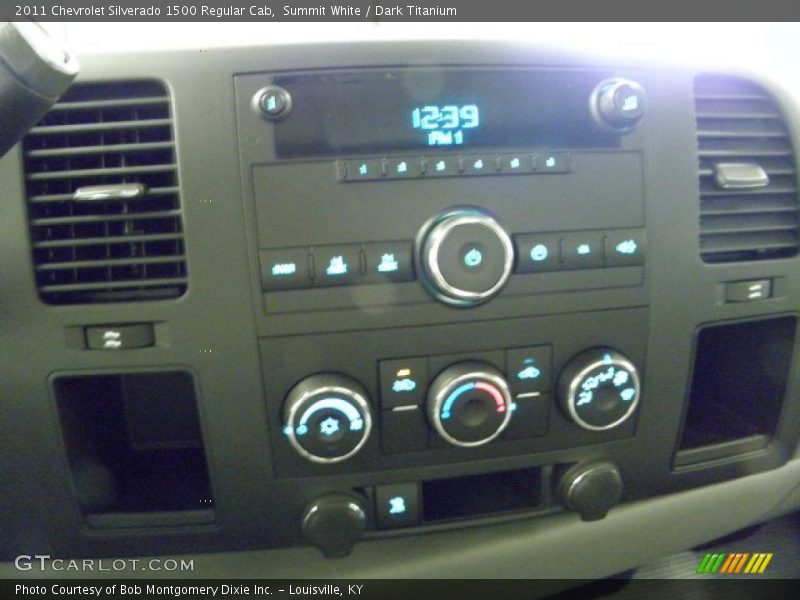 Summit White / Dark Titanium 2011 Chevrolet Silverado 1500 Regular Cab