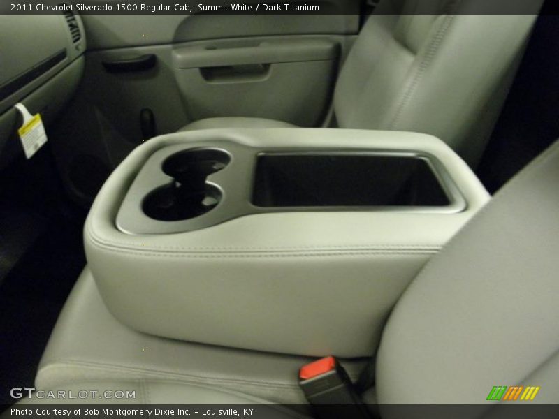 Summit White / Dark Titanium 2011 Chevrolet Silverado 1500 Regular Cab